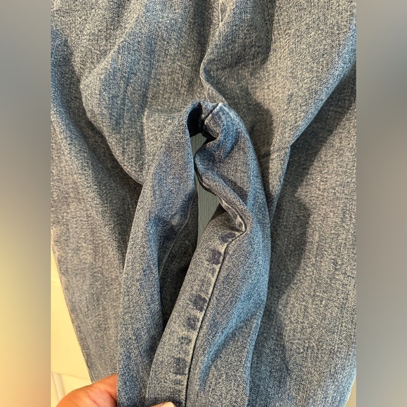 LAUREN RALPH LAUREN 8 Vintage Straight Leg Center Seam Flat Front Stone Washed - Picture 12 of 12